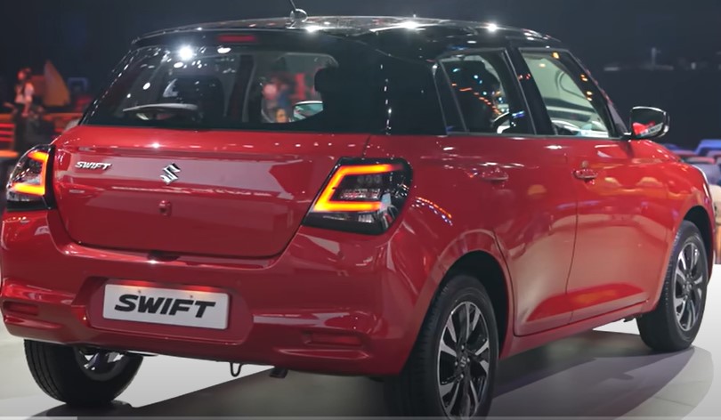 New Gen Maruti Swift 2024 Rear Profile