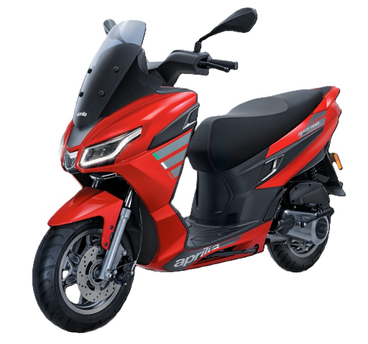 Aprilia SXR 160 Red Colour