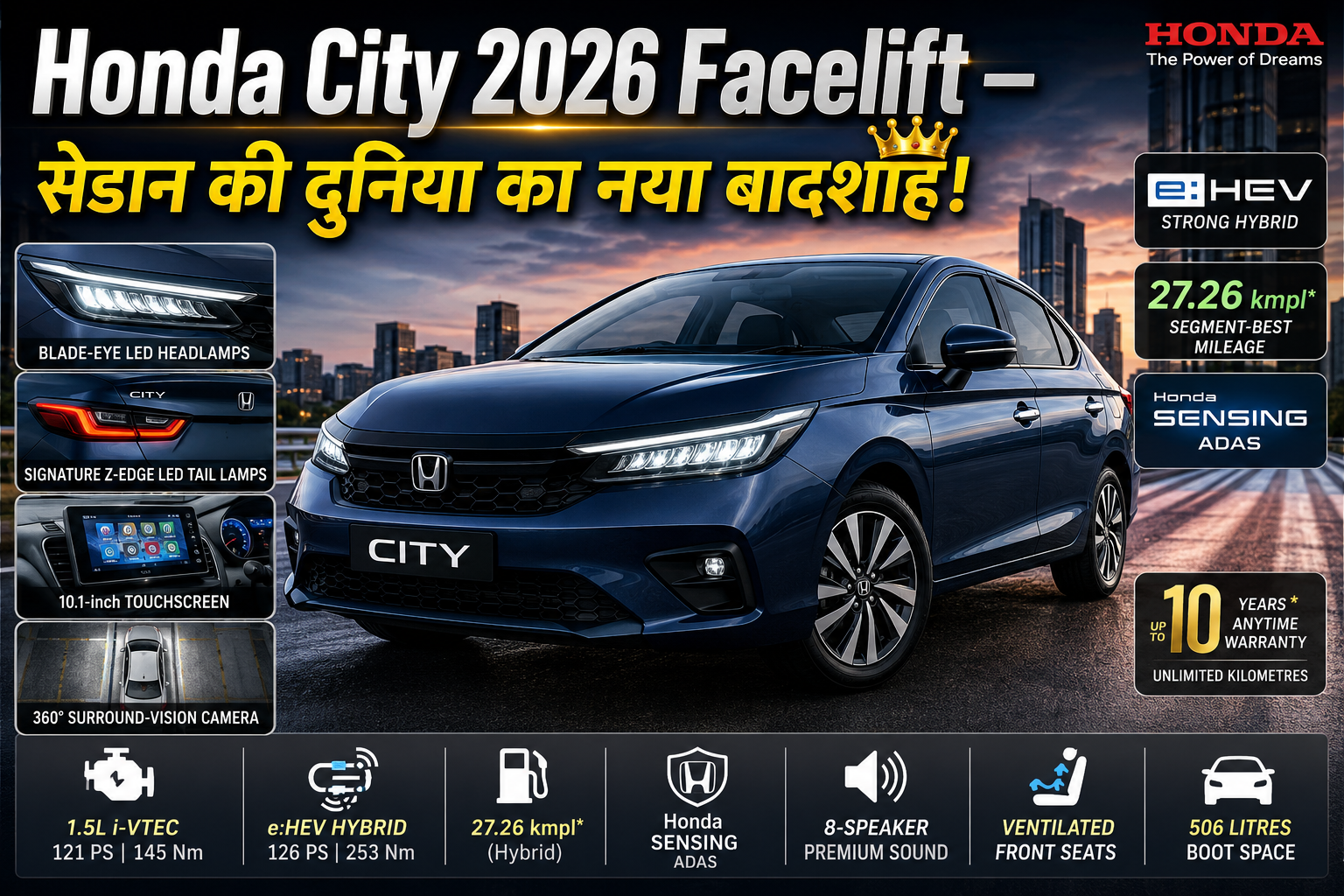 Honda City 2026 Facelift