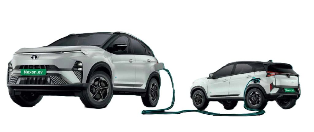 Nexon EV V2V Charging